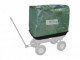 Krycia plachta určená k záhradnému vozíku GGW 250 (obj. číslo 94336), využiteľná predovšetkým pri transporte lístia, pokosenej trávy alebo záhradného odpadu.
