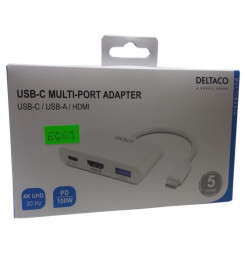 DELTACO USBC-HDMI23,...