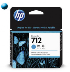 HP Cartridge HP 712 Azúrová...