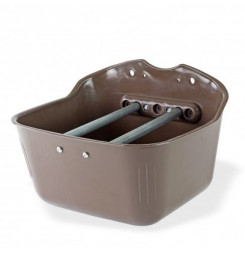 Žľab kŕmny s kovovými...