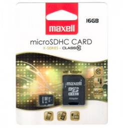 MicroSDHC 16GB CL10 + adpt...