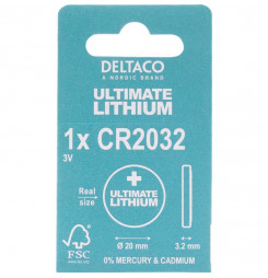 DELTACO Ultimate CR2032,...