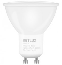 RLL 414 GU10 bulb 5W CW RETLUX