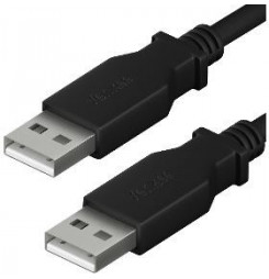 YCU 012 BK USB A 2.0 M/M...