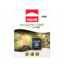 MicroSDHC 16GB CL10 + adpt...