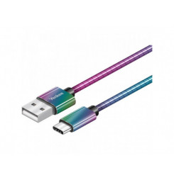 YCU 351 Ocelový USB C kabel...