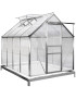 Skleník Strend Pro Greenhouse by nemal chýbať vo vašej záhrade. Má veľmi dobré tepelnoizolačné vlastnosti, čím ochráni rastliny pred jarnými prízemnými mrazíkmi a výrazne zvýši vaše pestovateľské úspechy. Skleník disponuje stabilnou a pevnou oceľovou základňou. Konštrukcia je z hliníkového rámu s hrúbkou 0.8 mm a materiál pareniska je polykarbonát s hrúbkou 6 mm, ktorý je na vonkajšej strane UV stabilizovaný, čím zabezpečuje dlhšiu životnosť a ochranu proti slnečnému žiareniu.