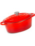 
Oválny kastról Magichome Castora Line, 30 cm, 4,4 l, smaltovaná liatina je ideálny na prípravu širokej škály jedál. Vyrobený z odolnej liatiny so smaltovaným povrchom, zaisťuje rovnomerné rozloženie tepla a dlhodobú tepelnú stabilitu. Vďaka praktickej pokrievke udržiava vlhkosť a chuť pokrmov, čím zabezpečuje dokonale šťavnaté výsledky. Vhodný na všetky typy sporákov vrátane indukcie aj na použitie v rúre. Perfektný na dusenie, pečenie či pomalé varenie.
