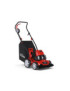 Výkonný mobilný vysávač lístia s funkciou vysávania, fúkania a drvenia, 45-litrový kôš na zber lístia, zadné kolesá s priemerom 190 mm a predné kolesá s priemerom 150 mm pre jednoduché manévrovanie na nerovnom povrchu. Výška rukoväte 102 cm, odľahčenie napnutia kábla.