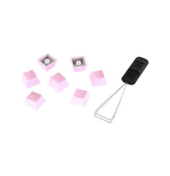 Rubber Keycaps - Pink (US...